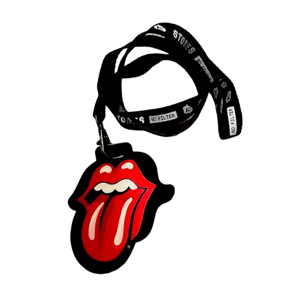 the Rolling Stones Other - The Rolling Stones No Filter Tour Commemorative VIP Pass Badge and Lanyard